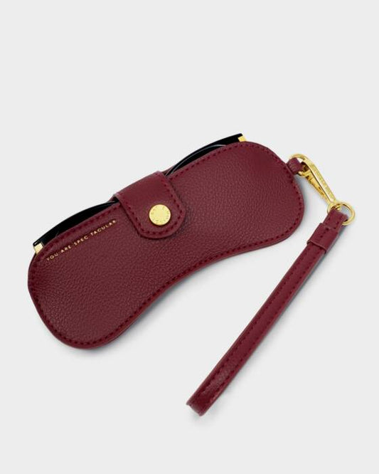 SUNGLASSES CASE CHERRY
