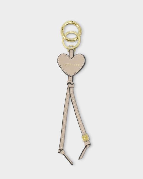 BAG CHARM FEARLESS LATTE