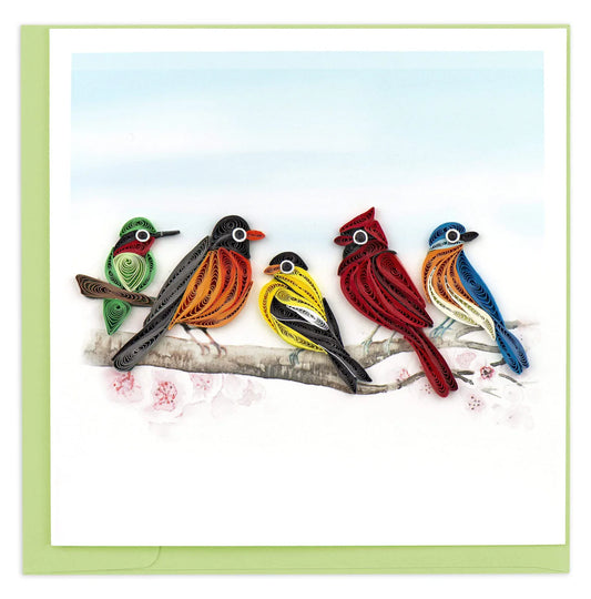 Quilling Cards Songbirds