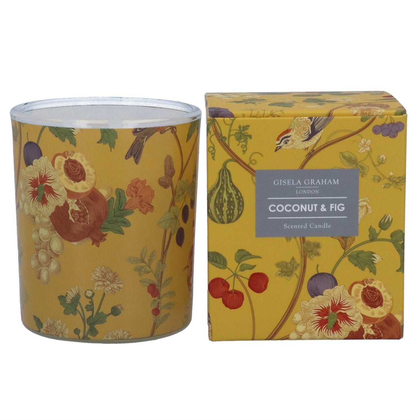 Birds & Fruits Scented Boxed Candle Pot