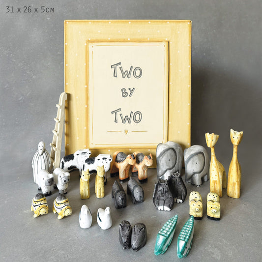 Two by two boxed animal set Noah’s ark