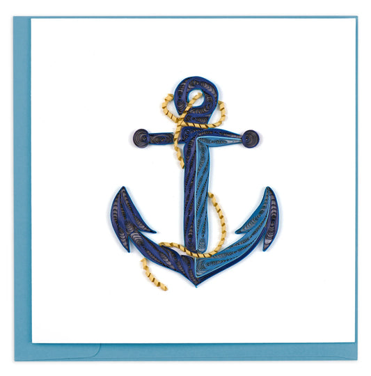 Quilling Cards Anchor