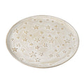 CREAM WOODEN STAR PLATE
