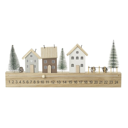 Wooden House Advent Ruler