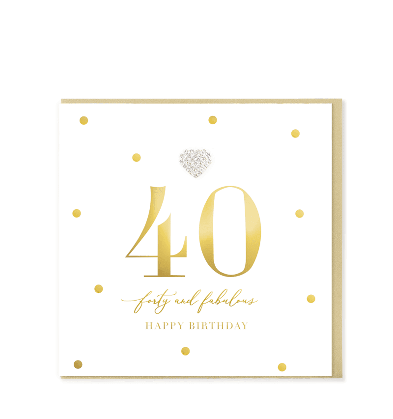 Age 40 Forty Happy Birthday