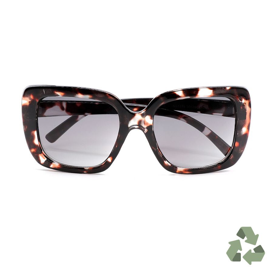 OVERSIZED RECYCLED TORTOISESHELL SUNGLASSES