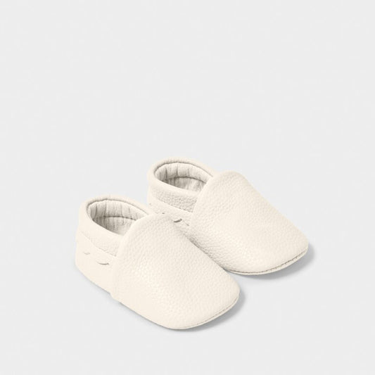 BABY SHOES PALE EGGSHELL