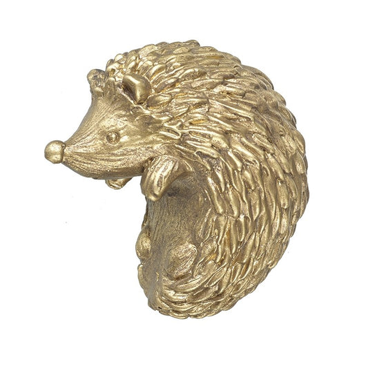 GOLD HEDGEHOG POT HANGER