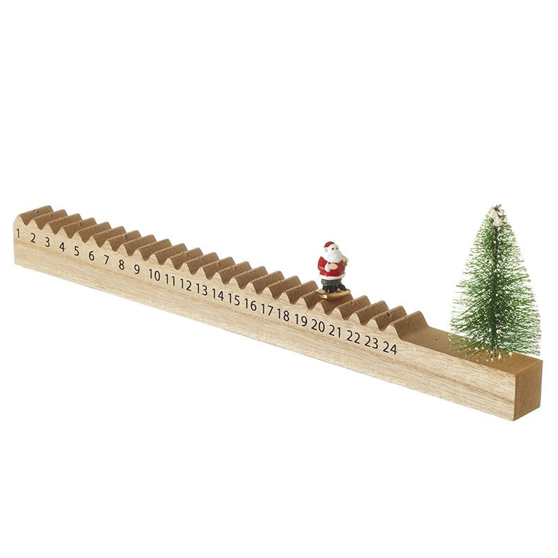 SANTA ADVENT COUNTDOWN WITH TREE
