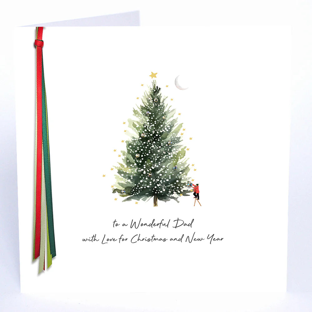 Large Wonderful Dad Love at Christmas