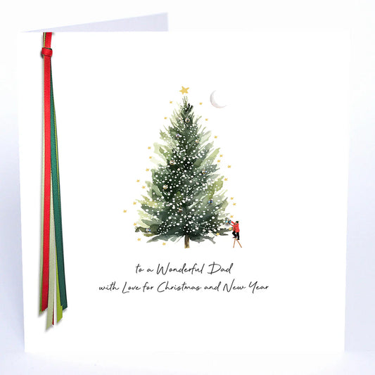 Large Wonderful Dad Love at Christmas