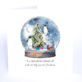 To a Wonderful Husband - Christmas Hand Glittered