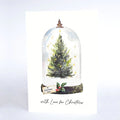 Love at Christmas Hand Glittered