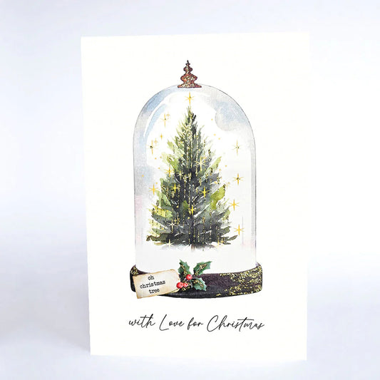 Love at Christmas Hand Glittered