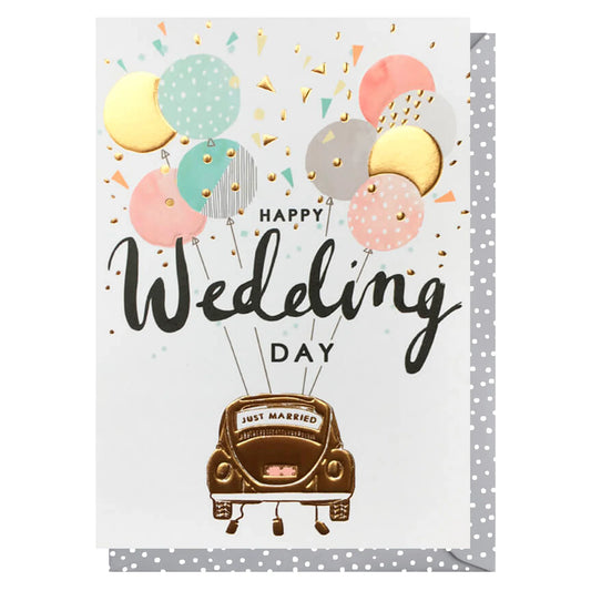 Happy wedding Day VW car