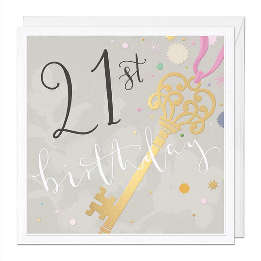 Age 21 Luxury 21st Birthday Card