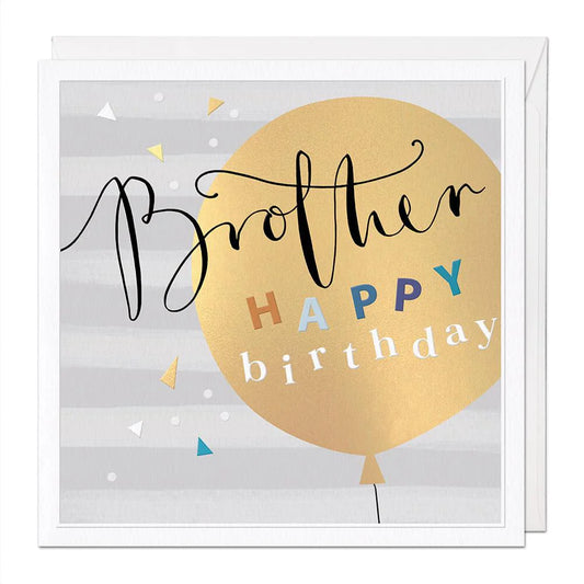 Brother Luxury Birthday Card