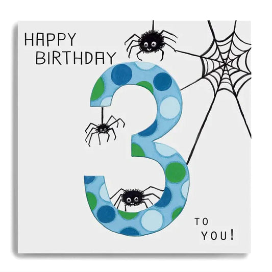 Happy Birthday To You! - AGE 3 - Spiders