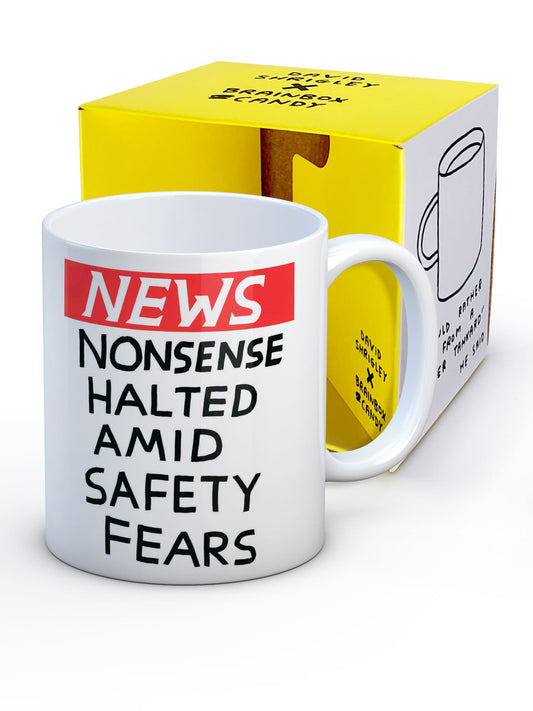 DAVID SHRIGLEY NONSENSE HALTED DAVID SHRIGLEY MUG