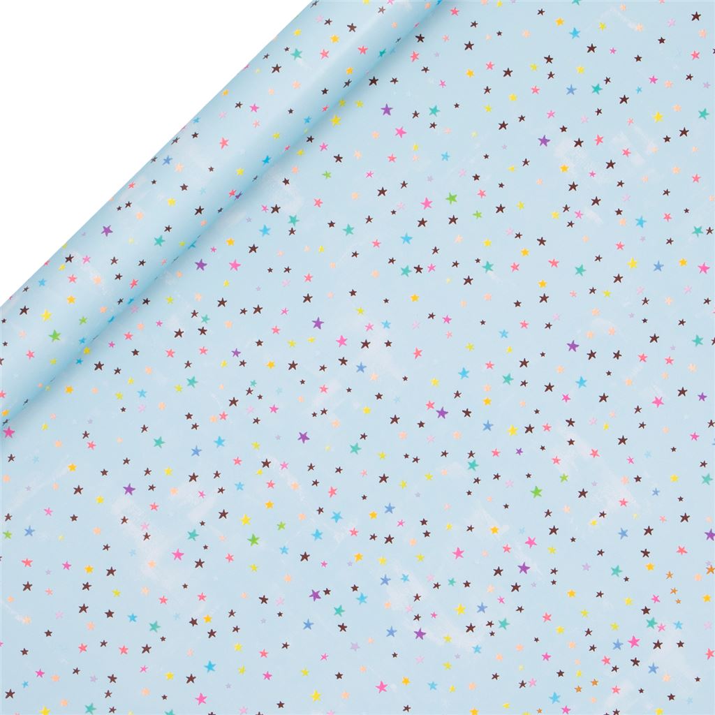 Roll Wrap 4M STARS BLUE