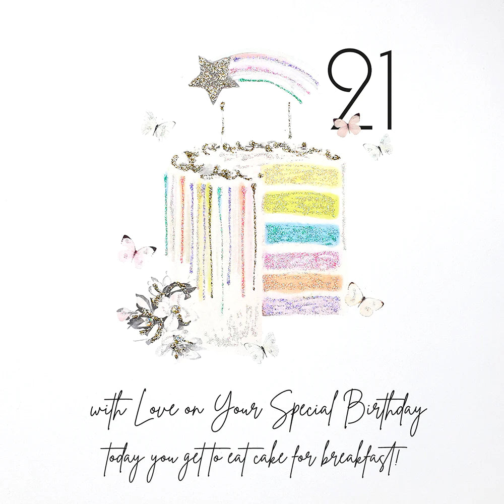 Age 21 - Large with Love on Your Special Birthday