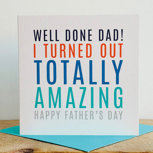 TOTALLY AMAZING DAD ON FATHERS DAY