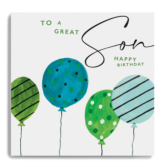 HAPPY BIRTHDAY SON - BALLOONS
