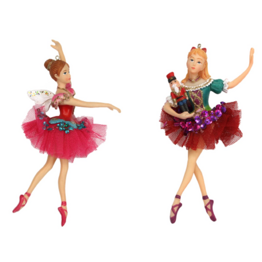 Resin Dec - Nutcracker`s Clara & Ballerina