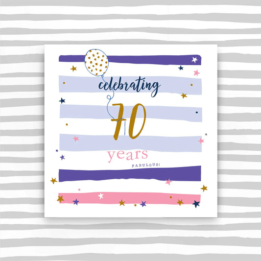 Celebrating 70 years female