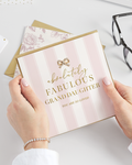 Absolutely Fabulous Granddaughter, Greetings Card