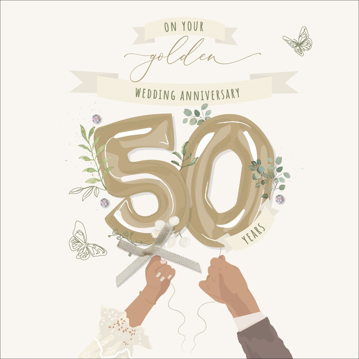 On your Golden Wedding Anniversary, 50 Years