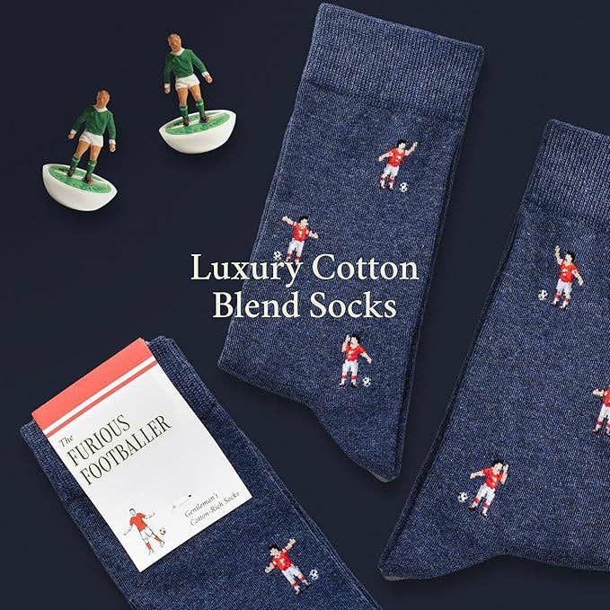 The Furious Footballer | Novelty Socks for Football Fans