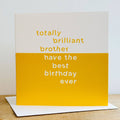 Brilliant Brother Birthday