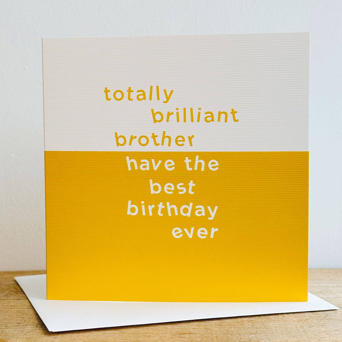 Brilliant Brother Birthday