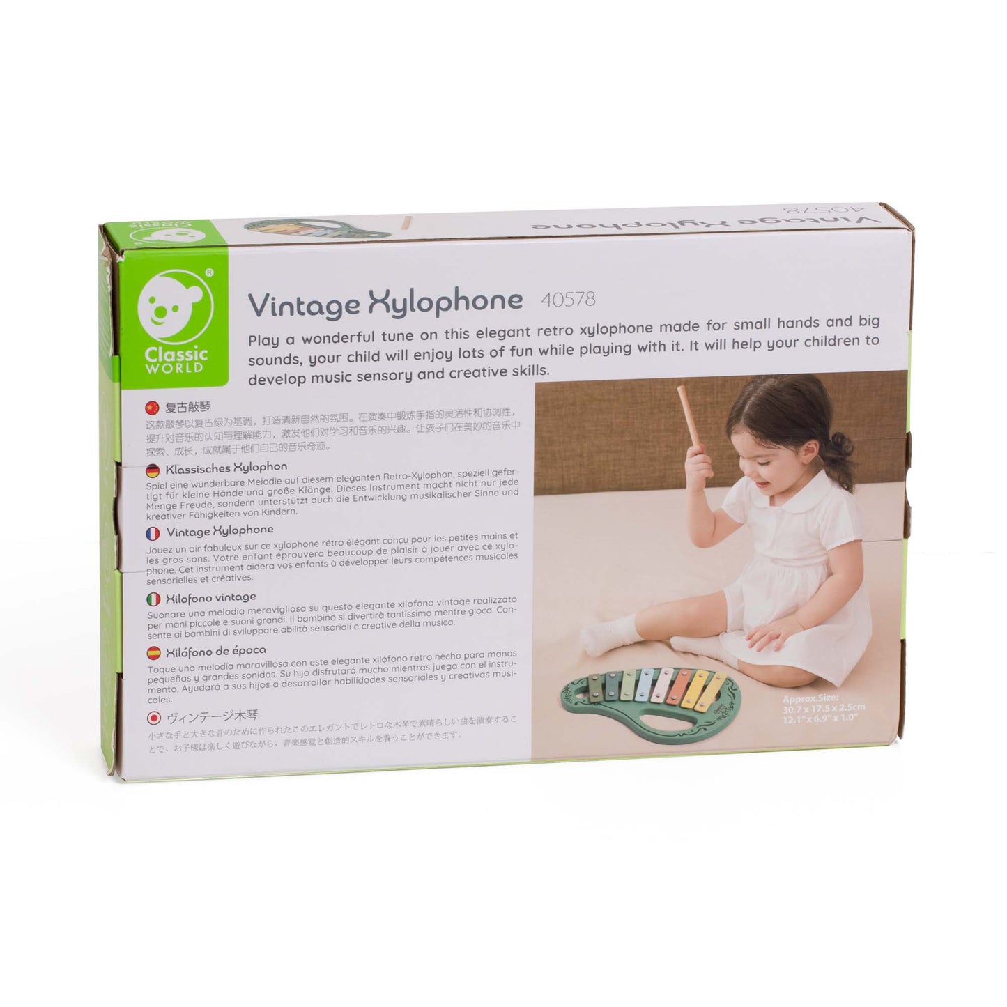 Classic World Vintage Xylophone Wooden Musical Instrument