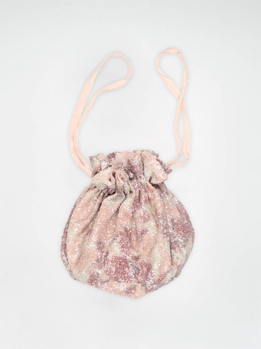 Star Printed Sequin Bag: ONE SIZE