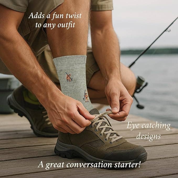 The Frustrated Fisherman | Novelty Socks for Fishing Fans