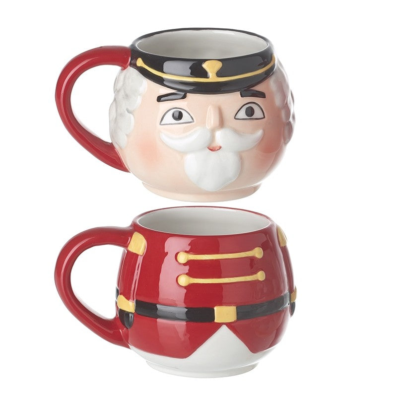 NUTCRACKER SOLDIER MUG SET TWO CUPS