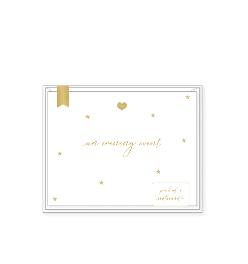 An Evening  Invitation / Notelets