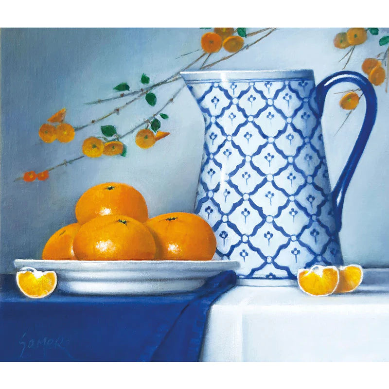 Tangerines and Thai Jug