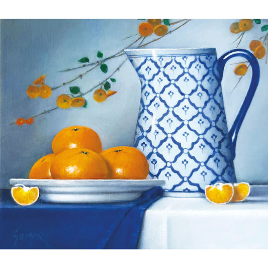 Tangerines and Thai Jug