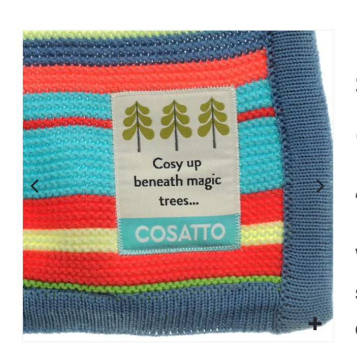 Cosatto Multi Stripe Blanket