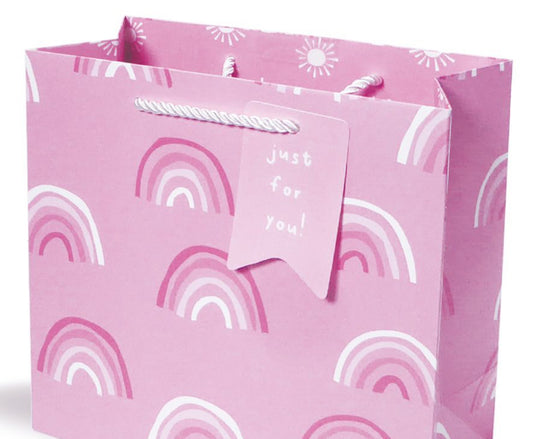 Medium Gift Bag Rainbow Pink