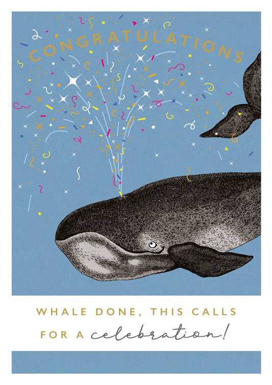 Congratulations Whale Done
