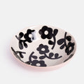Mono Flower Shallow Bowl
