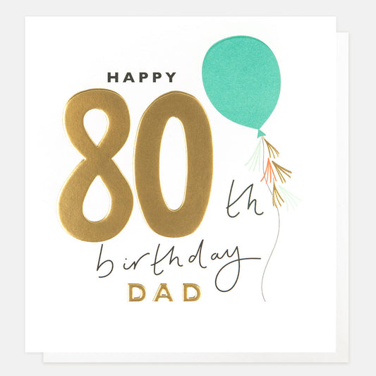 Happy 80th Birthday Dad Balloon
