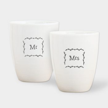 Egg Cup set - Mr & Mrs