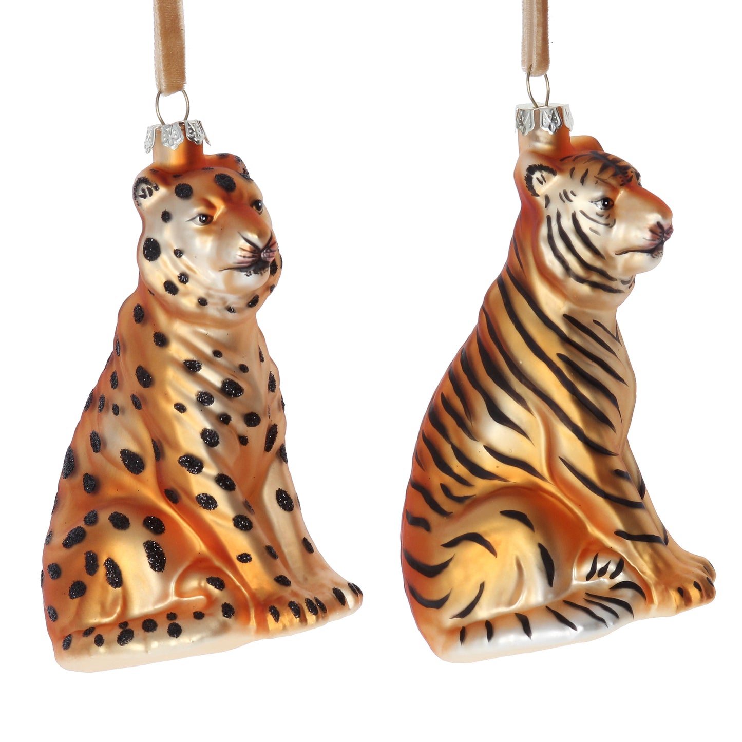 Glass Shape 13cm - Tiger or Cheetah