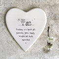 Heart coaster - Friendship is a special gift