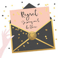 Regret So Sorry Can't Be There